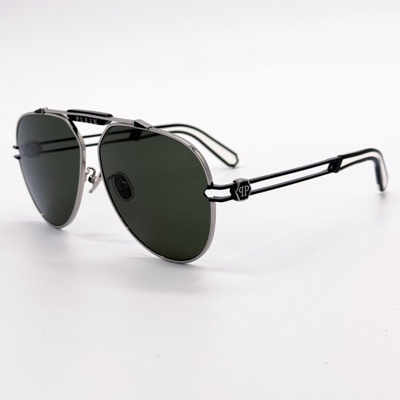 NEW PHILIPP PLEIN SEVENTIES SPP048M 0583  MEN SUNGLASSES PHILIPP PLEIN - Picture 6 of 11